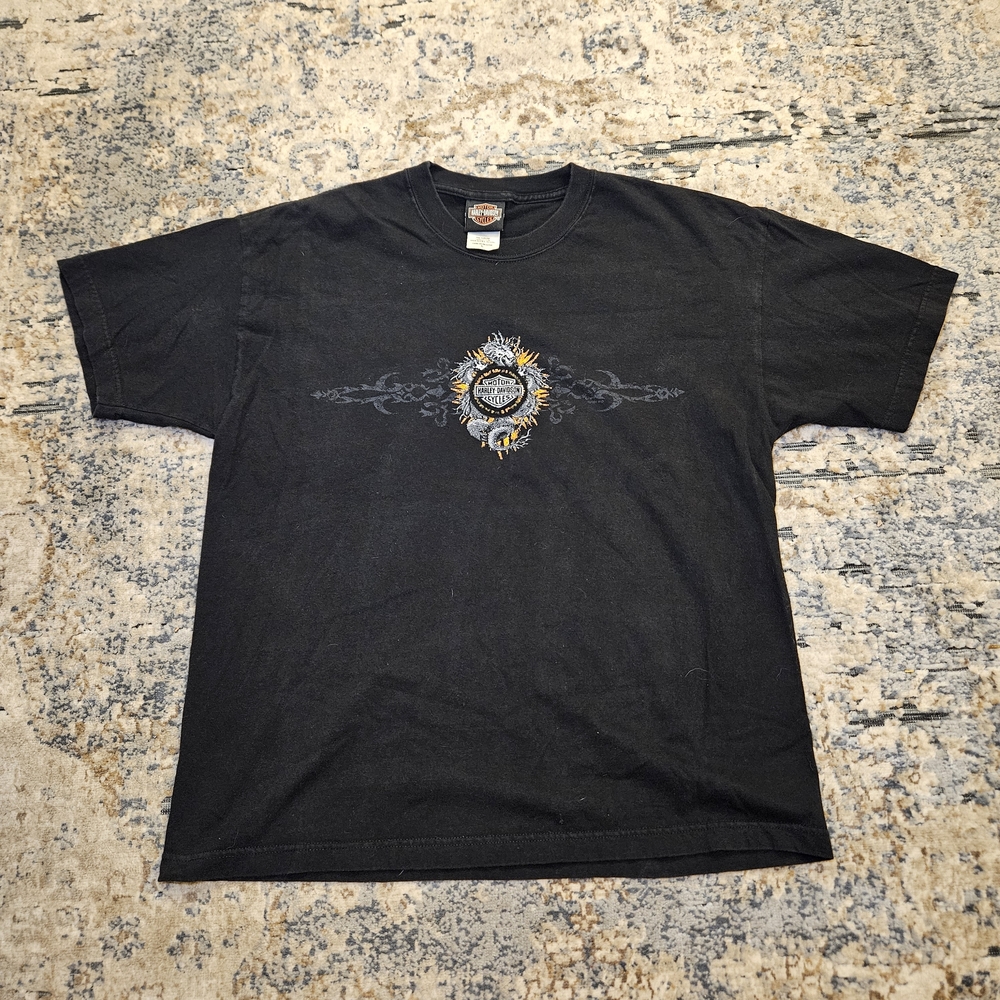 Vintage Harley Davidson Jackson Tennessee Mens Tee Shirt Size Large Y2K Dragon